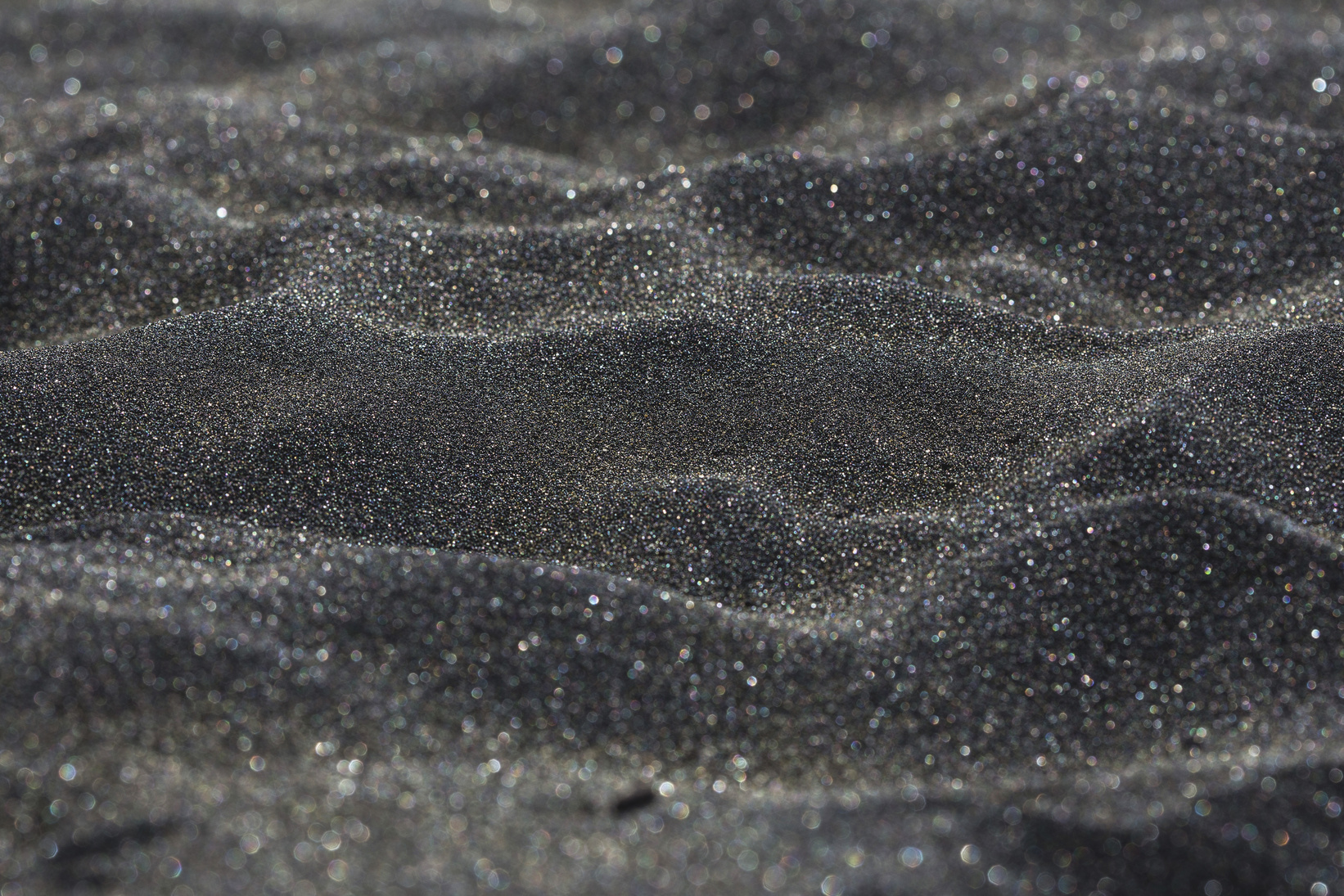 Closeup of Black Sand